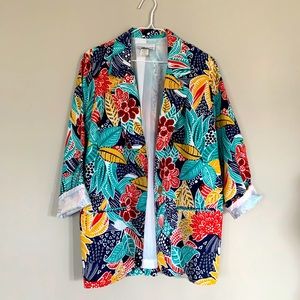 Vintage fashion: Floral Blazer/Jacket